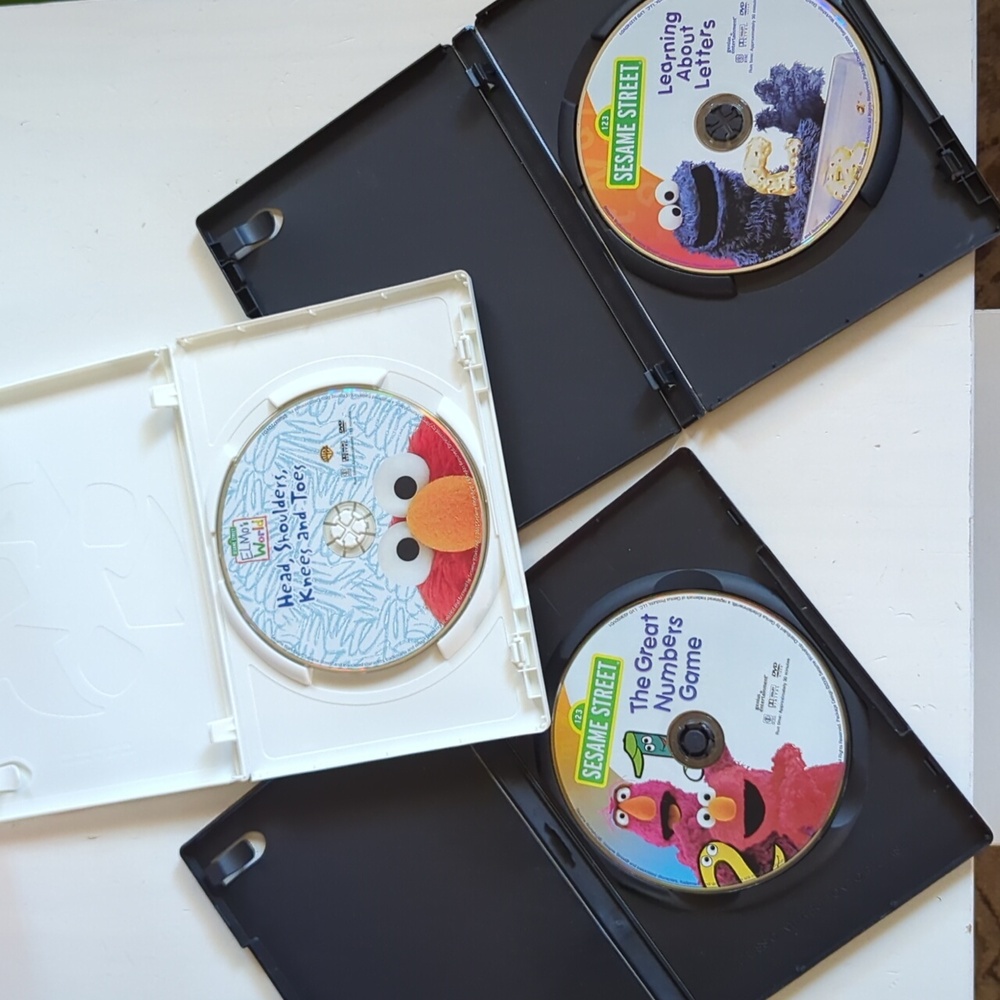Sesame Street Bundle of 3 DVDS